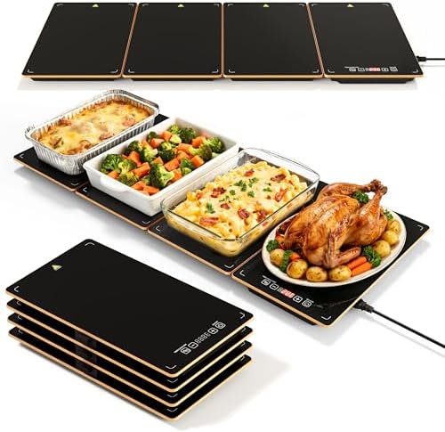 Electric Warming Trays for Buffets Party - 35 x 15 inches Food Warmers with Precise Temperature Control, Flexible Combination Buffet Servers and Warmers for Home Entertaining and Catering by NewEnglandStories