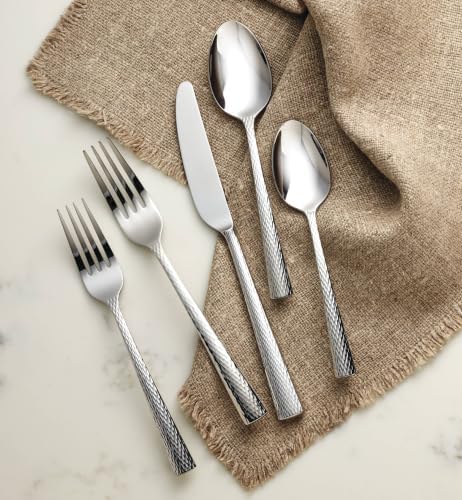 Lenox Gladstone 65-Piece 18/10 Silverware Set for 12, Flatware - Image 4
