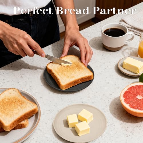 5.7in Wheat Straw Plates Sets of 8, Dessert Plates - BlackBeige - Image 7