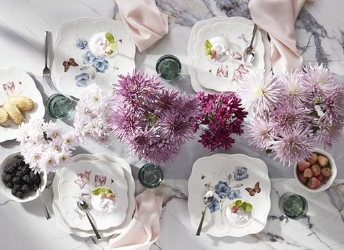 Lenox 894309 Butterfly Meadow Square 4-Piece Dinner Plates - Image 5