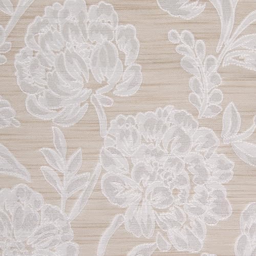 Laura Ashley Wrinkle Resistant Annaleigh Tablecloth, 60" x 102", Taupe - Image 5
