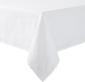 Martha Stewart Honeycomb Modern Farmhouse Polyester Cotton Rectangle Tablecloth, White, 60"x84"
