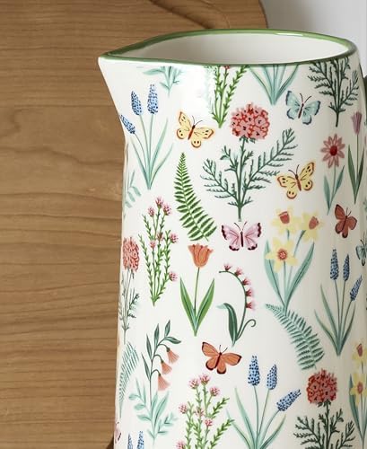 Oneida First Blooms Ceramic Pitcher, 50oz - Image 3