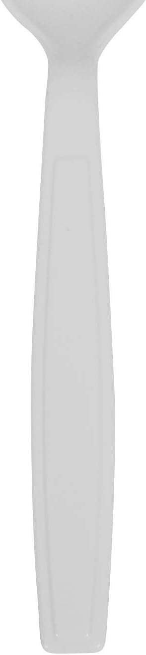 Karat U3523W PS Wrapped Tea Spoons - White (Case of 1000)