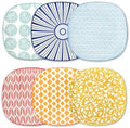Selamica Porcelain Small Plates - 6 Inch Dessert, Appetizer & Salad Plates - Microwave & Dishwasher Safe - Set of 6 - Assorted Color by Selamica