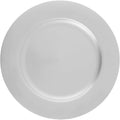 100 Pcs Antique Charger Plates Bulk, 13in Reusable Serving Plates Embossed Rim Plastic Party Dinner Plate Chargers Round Decorative Server Plate for Wedding Party Event Tableware
