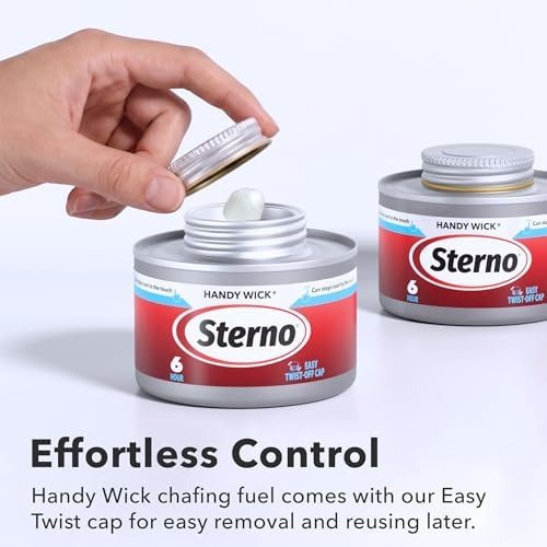 Sterno Disposable Chafing Dish Buffet Set With 6-Hour Fuel, 30 Piece - Image 7