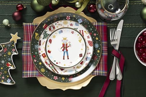 Lenox Nutcracker Ballet Christmas Accent Plates, Appetizer Plate Set for 4 - Image 4
