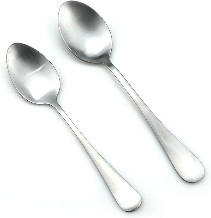 JASHII Modern Royal 20 Pcs Matte Silver 18/10 Stainless Steel Utensils Cutlery Dinnerware Set w/ 4 Pcs Straw, Knife Fork and Spoon Flatware Set for Wedding Festival Christmas Party Service for 4