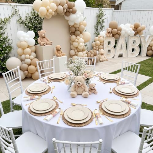 Supernal 60pack Pre Wrapped Gold Plastic Silverware and Napkin for Party - Image 4