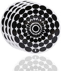 French Bull Plates - 4 Piece Set - 9 inch Melamine Salad Plates Set of 4 - Melamine Dinnerware for Indoor and Outdoor - Foli by FrenchBull