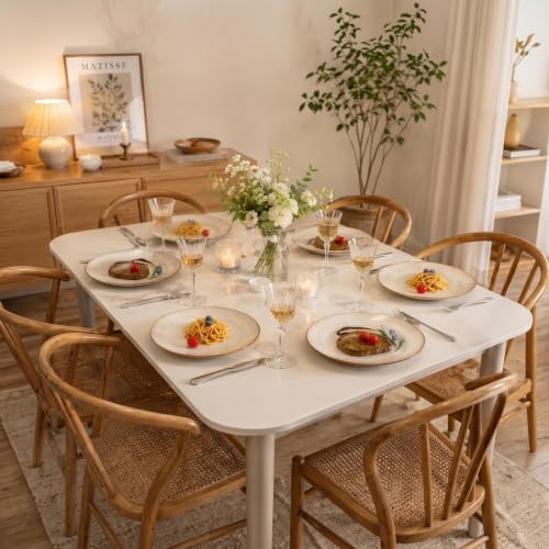 Dinner Plates Set of 6, 10 Inch Ceramic Plates – Porcelain Dinner Plates for Kitchen, Serving & Everyday Use, Microwave & Dishwasher Safe, 25.4Cm（Beige ） - Image 5