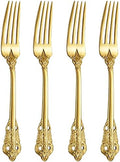 KEAWELL Luxury 4-Piece 18/10 Stainless Steel Dinner Fork Set (Gold) by KEAWELL