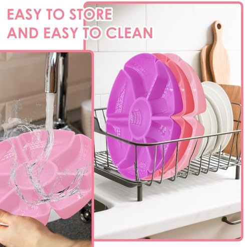 3 Round Plastic Serving Trays 11 Inch 7 Comp - Image 6