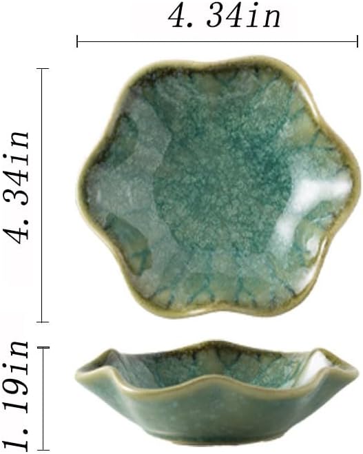 Jewelry Dish Tray - Ceramic Trinket Tray for Rings, Keys, Earrings | Decorative Key Bowl for Women, Gift for Friends, Sisters, Daughter, Mother, Lotus leaf shap, Jewelry Trays (Emerald Green)