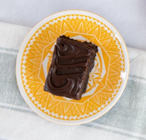 Annovero Dessert Plates, 7 Inch, Microwave & Dishwasher Safe, Set of 6 - Image 7
