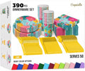 390 Pcs Luau Plates and Napkins Party Supplies Luau Party Decorations by Exquisite
