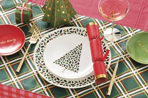 kate spade new york Evergreen Porcelain Christmas Serving Tray - Image 5