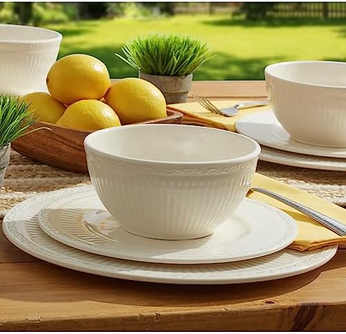 Mikasa Italian Countryside 12 Piece Melamine Outdoor Dinnerware Set, Service for 4 - Image 5