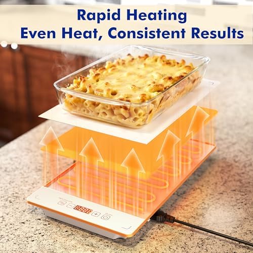 Electric Warming Trays for Buffets Party - 35 x 15 inches Food Warmers with Precise Temperature Control, Flexible Combination Buffet Servers and Warmers for Home Entertaining and Catering - Image 3
