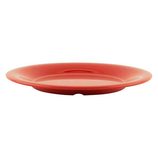 GET 5.5" Heavy-Duty Wide Rim Melamine Bread & Butter Plate (Set of 12)