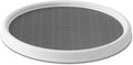 Copco Basics Non-Skid Pantry Cabinet Lazy Susan Turntable, 12-Inch, White/Gray, 1 Count (Pack of 6)