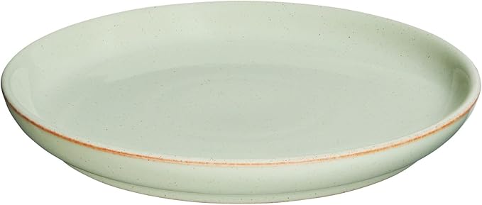 Denby - Heritage Orchard Medium Plate - 8.25in Apple Green Scratch & Chip Resistant Dinner, Lunch, Salad Plate For Everyday Use - Ceramic Stoneware Tableware Dish - Dishwasher & Microwave Safe