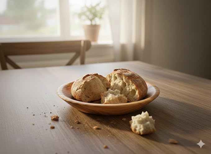 Zuluf Olive Wood Small Serving Bowl Plate Made in Bethlehem - Very Small 3.7 Inch Handcrafted Wooden Dish for Food Display, Snacks, Nuts, Dips, Appetizers & Rustic Kitchen Decor