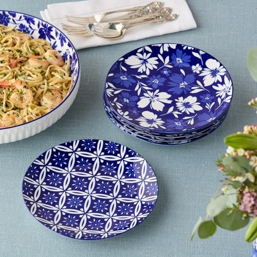 Certified International Madison Set of 6 8.5-Inch Salad Plates - Premium Porcelain, Elegant for Salads, Appetizers, and Desserts - Image 3