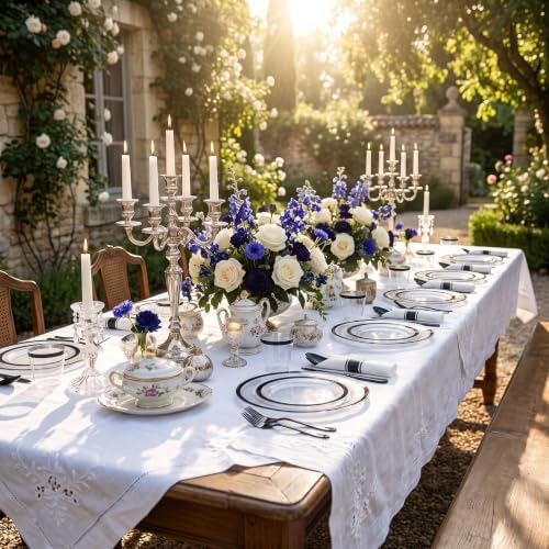 I00000 350Pcs Black Plastic Dinnerware Set,Disposable Plates for 50 Guests - Image 6