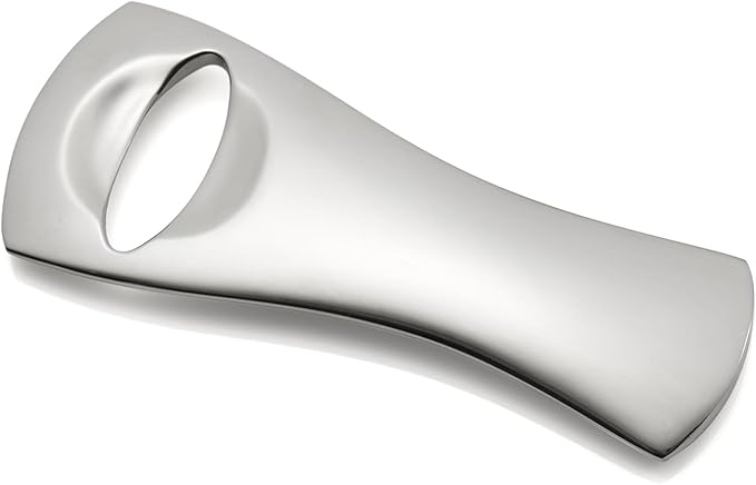 Nambé Titan Bottle Opener - Stainless Steel Bar Tool for Beer, Beverage Caps, Modern Home Bar Accessory with Large Handle Grip, Sleek Durable Design for Kitchen, Parties, Entertaining