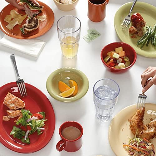 GET 6 1/2" Wide Rim Melamine Appetizer Plate (Set of 4) - Image 3