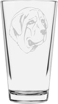 Spanish Mastiff Custom Personalized Dog Themed Etched All Purpose 16oz Pint Glass