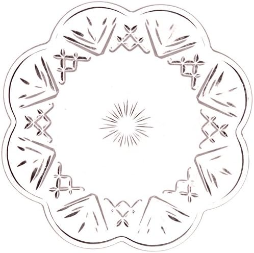 Godinger Lead Crystal Set of 4 Dublin Canape Plates - Image 2