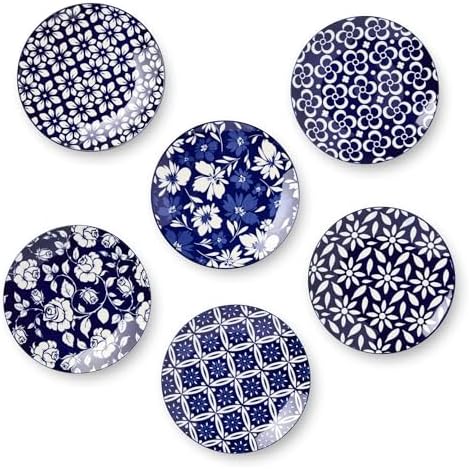 Certified International Madison Set of 6 8.5-Inch Salad Plates - Premium Porcelain, Elegant for Salads, Appetizers, and Desserts by CERTIFIEDINTERNATIONAL