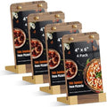 PPH-Sisy 4 Pack Acrylic Sign Holders 4x6 with Wood Base, Tabletop Display Sign Stand for Menu Flyer Poster, Clear Acrylic Paper Frame for Restaurant Coffee Shop Hotel Office Exhibition by PPH-SisyPurchaseNow