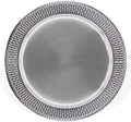 Brightalk 13-Inch Stainless Steel Beaded Charger Plates, Silver Dinner Plate Chargers Set of 6, Round Server Ware by Brightalk