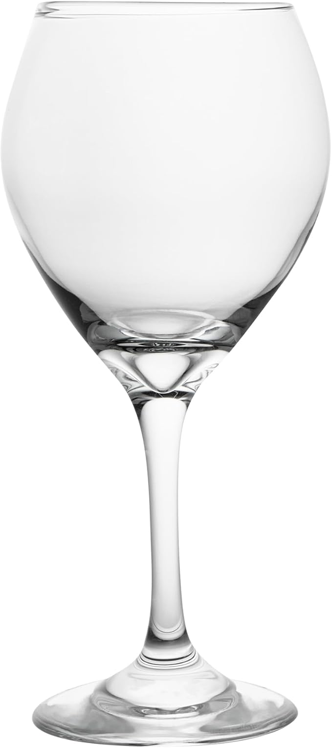 Restaurantware-Vetri 13.5 Ounce All Purpose Wine Glasses, 6 Dishwashable Red And White Wine Glasses - No Lead, Durable, Clear Glass Long Stemware, For Home Or Restaurant, Serve Merlot Or Bordeaux