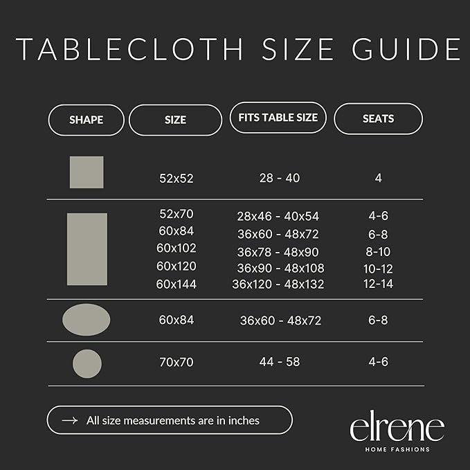 Elrene Home Fashions Caiden Elegance Damask Waterproof, Stain & Wrinkle Resistant Fabric Tablecloth, 90" Round, Taupe (Pack of 12)