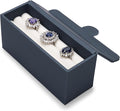 Oirlv Travel Rings Organizer Case, Premium Leather & Soft Velvet Portable Ring Storage Box, Secure Compact Jewelry Holder for Multi-Ring Travel Organization & Daily Use(Gray)