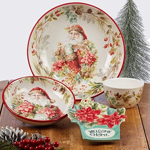 Certified International Christmas Story 6" Canape/Luncheon Plates, Set of 4 (Pack of 2) - Image 4