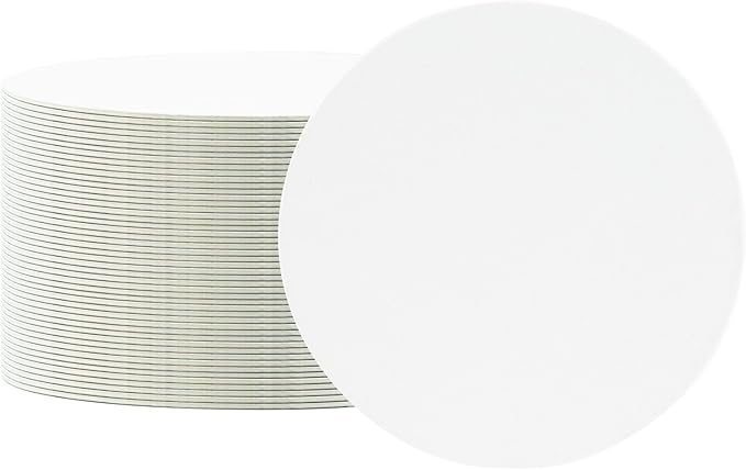 Restaurantware Paper Coasters 1000 Pack of 3.5 Inch Disposable Beverage Coasters Absorbent for Hot and Cold Drinks White Coffee Cup Essentials for Table Decor, Kitchen, Home Patio or Living Room