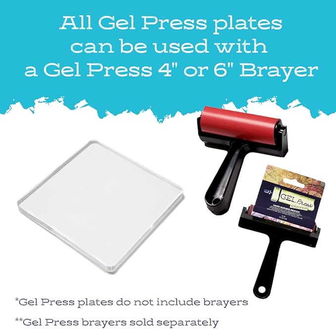 Gel Press Gel Plate 6"X6"