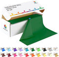 54 Inch X 200 Feet Plastic Table Cover Roll with Convenient Slide Cutter, Disposable Plastic Table Cloth Roll with Cut-to-Size Design for Weddings, Banquets, Parties (Green)