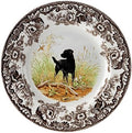 Spode Woodland Hunting Dogs Black Labrador Salad Plate by Spode