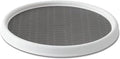 Copco Basics Non-Skid Pantry Cabinet Lazy Susan Turntable, 12-Inch, White/Gray, 1 Count (Pack of 1)