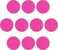 10 Round Foam Bud Coasters Pack, 4 inch - PU Foam, Party Favor - Neon Pink