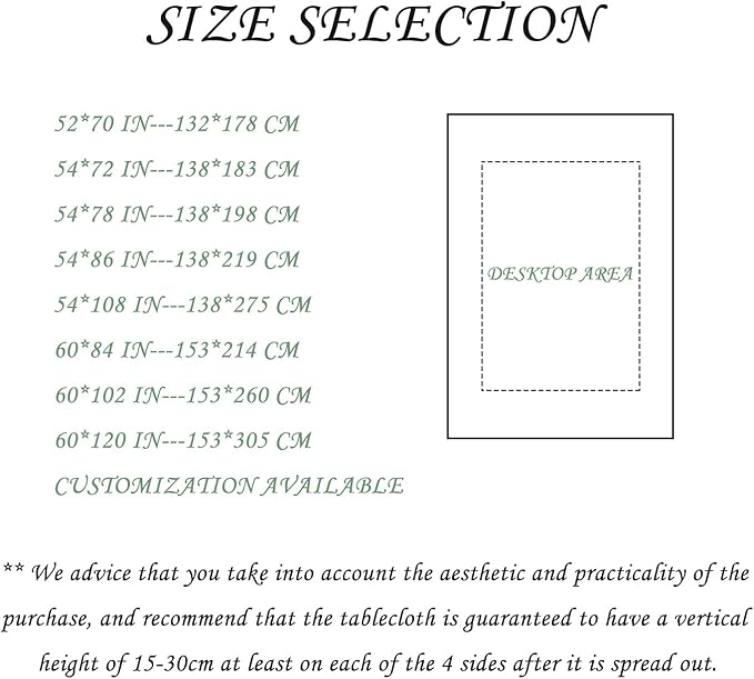 70x140 Inch Nature Rectangle Tablecloth Watercolor Autumn Forest Misty Pine Tree Sunrise Table Cloth Waterproof Reusable Table Cover for Dining Home Kitchen Thanksgiving Picnic BBQ