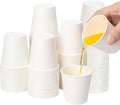 RACETOP 100 Pack 3 oz Paper Cups for Bathroom, Disposable Mouthwash Cups, Small Paper Cups, for Parties, Picnics, Travel