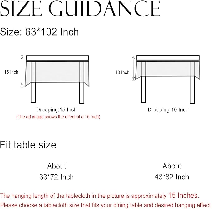 ISAENNE Designer Floral Linen Long Tablecloth Rectangle,French Off White Elegant Table Cloth,Washable Home Decor Tablecloths for Dining Thanksgiving Kitchen Christmas Party,63"*102"-Grace B